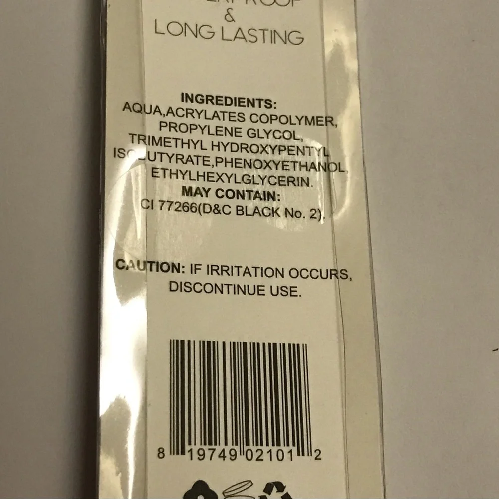 New SHE Liquid Eye Pencil Black El 101 Accentuate Waterproof Long Lasting